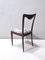 Esszimmerstühle mit Gestell aus Buchenholz & leinengemustertem Stoff, Carlo Enrico Rava zugeschrieben, 1950er, 4 . Set 6