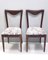 Dining Chairs with Beech Frame and Linen Patterned Fabric attributed to Carlo Enrico Rava, 1950s, Set of 4 4