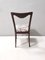 Esszimmerstühle mit Gestell aus Buchenholz & leinengemustertem Stoff, Carlo Enrico Rava zugeschrieben, 1950er, 4 . Set 9