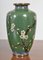 Japanische Emaille Vasen aus Cloisonné Messing, 1920er, 3 . Set 7