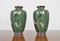 Japanese Cloisonné Enamel Brass Vases, 1920s, Set of 3 3