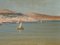 J. Alberti, paisaje mediterráneo, siglo XIX, óleo sobre lienzo, enmarcado, Imagen 7