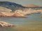 J. Alberti, paisaje mediterráneo, siglo XIX, óleo sobre lienzo, enmarcado, Imagen 4