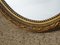 Specchio ovale Luigi XVI dorato, anni '70, Immagine 9