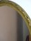 Specchio ovale Luigi XVI dorato, anni '70, Immagine 3