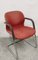 Upholstered Chrome Armchair, West Germany 1