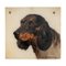 S Bevilacqua, Gun Dogs, 1920, Oil on Marble Paintings, Set of 5 46