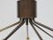 Italian Nine-Light Brass Sputnik Chandelier, 1950s, Image 8