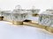 Brutalist Square Murano Glass and Brass Wall Art Sconces by Egon Hillebrand, Germany 1960s, Set of 2, Image 9