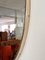Espejo de pared italiano con marco de latón, años 70, Imagen 11