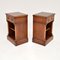 Inlaid Bedside Tables, 1950s, Set of 2 4