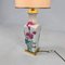 Lampe de Bureau Art Nouveau en Porcelaine avec Fleurs Peintes à la Main, 1960s 4
