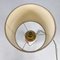 Jugendstil Tischlampe aus Porzellan mit handbemalten Blumen, 1960er 2