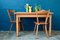 Wooden Farm Table, 1950s 2