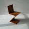 Zig Zag Chair by Gerrit Rietveld for Cassina, 1980s 7