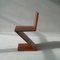 Zig Zag Chair by Gerrit Rietveld for Cassina, 1980s 13