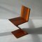 Zig Zag Chair by Gerrit Rietveld for Cassina, 1980s 5