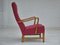Skandinavischer Vintage Stuhl aus Eschenholz, 1970er 4