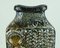 Reliefdekor Vase mit Metallischer Glasur von Carstens, 1960er 4