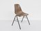 DSX Stacking Chair in Taupe Fiberglass by Charles & Ray Eames for Herman Miller, USA, 1954 1
