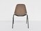 DSX Stacking Chair in Taupe Fiberglass by Charles & Ray Eames for Herman Miller, USA, 1954 3