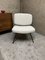 Vintage White Lounge Chair 2