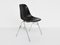 DSX Stacking Chair in Black Fiberglass by Charles & Ray Eames for Herman Miller, USA, 1954 1