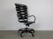 Italian Canasta Desk Chair by Paolo Parigi for Heron Parigi, 1980s 11