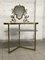Dressing Table in Brass and Marble, 1940s 1