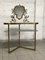 Dressing Table in Brass and Marble, 1940s, Image 1