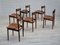 Danish Rosewood Dinning Chairs by Henry Rosengren Hansen for Brande Møbelindustri, 1960s, Set of 6 2