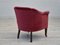Danish Lounge Chair in Velour with Ash Legs, 1950s, Image 9