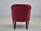 Dänischer Sessel aus Velours mit Beinen aus Eschenholz, 1950er 14