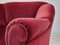 Danish Lounge Chair in Velour with Ash Legs, 1950s, Image 16