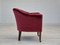 Danish Lounge Chair in Velour with Ash Legs, 1950s 11