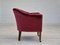 Danish Lounge Chair in Velour with Ash Legs, 1950s, Image 11