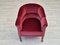Danish Lounge Chair in Velour with Ash Legs, 1950s, Image 4