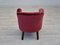 Danish Lounge Chair in Velour with Ash Legs, 1950s, Image 10