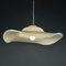 White Swirl Murano Glass Pendant Lamp, Italy, 1970s 13