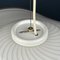 White Swirl Murano Glass Pendant Lamp, Italy, 1970s 7