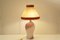 Halbe Filigrane Tischlampe aus Muranoglas von Dino Martens für Aureliano Toso, 1950er 2