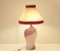Lámpara de mesa Half Filigree de cristal de Murano de Dino Martens para Aureliano Toso, años 50, Imagen 3