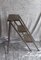 Vintage Industrial Step Ladder in Metal, 1950s, Image 1