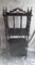 German Newspaper Stand in Black Stained Maple Wood, 1890s 6