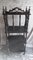 German Newspaper Stand in Black Stained Maple Wood, 1890s, Image 6