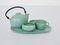 Celadon Solitaire Tea Service from Werkstätte Carl Auböck, Austria, 1959, Set of 5, Image 1