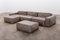 Modulares Italienisches Riff Sofa aus Leder von Flexteam, 1999, 4er Set 13