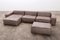 Modulares Italienisches Riff Sofa aus Leder von Flexteam, 1999, 4er Set 4