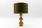 Orange Ceramic Table Lamp Base from Kaiser Leuchten, Germany, 1960s, Image 1