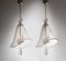 Campanas colgantes Art Déco de cristal de Murano atribuidas a Ercole Barovier para Barovier & Toso, años 30. Juego de 2, Imagen 1